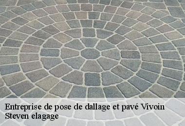 Entreprise de pose de dallage et pavé  vivoin-72170 Steven elagage